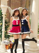 【即日発送】【クリスマスコスプレ6点セット】【Malymoon/マリームーン】ワンピースサンタ2カラー【フリーサイズ/2カラー】[YMT]