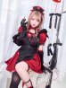 画像1: 【即日発送】ブラックデビルハーネスナース【マリームーン】【ハロウィンコスプレ9点セット】【フリーサイズ/1カラー】[OF04] (1)