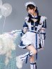 画像1: 【即日発送】アクセントラインハーネスジャージメイド【マリームーン】【ハロウィンコスプレ6点セット】【フリーサイズ/3カラー】[OF04] (1)