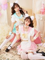 【即日発送】キャンディテールセーラーキャット【マリームーン】【ハロウィンコスプレ9点セット】【フリーサイズ/3カラー】[OF04]