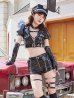 画像1: 【即日発送】パンキッシュレザーポリス【マリームーン】【ハロウィンコスプレ8点セット】【フリーサイズ/1カラー】[OF04] (1)