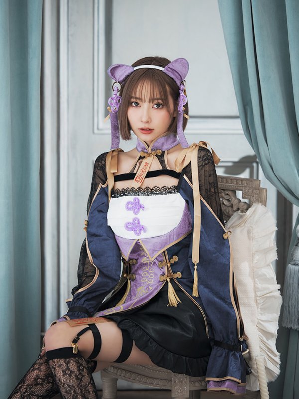 画像5: 【即日発送】【ハロウィン】ミスティックカラーキョンシー【Malymoon/マリームーン】【コスプレ6点セット】【フリーサイズ/1カラー】[HC03]