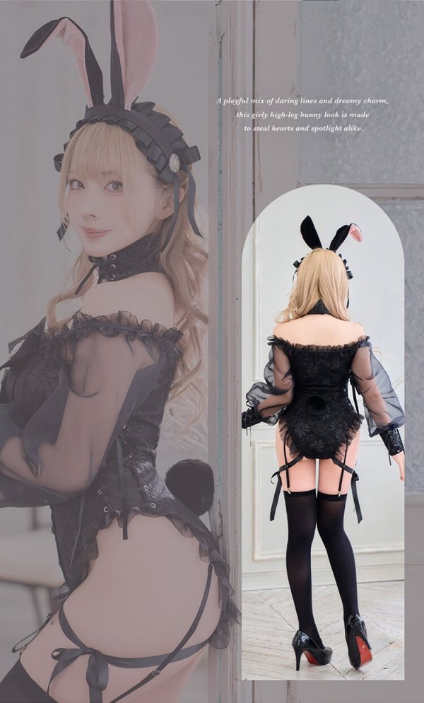 ブラック モデル身長:161cm 着用サイズ:Fサイズ