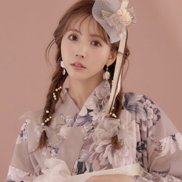 画像6: オーガンジー紐パールセット【2カラー】[HC02]