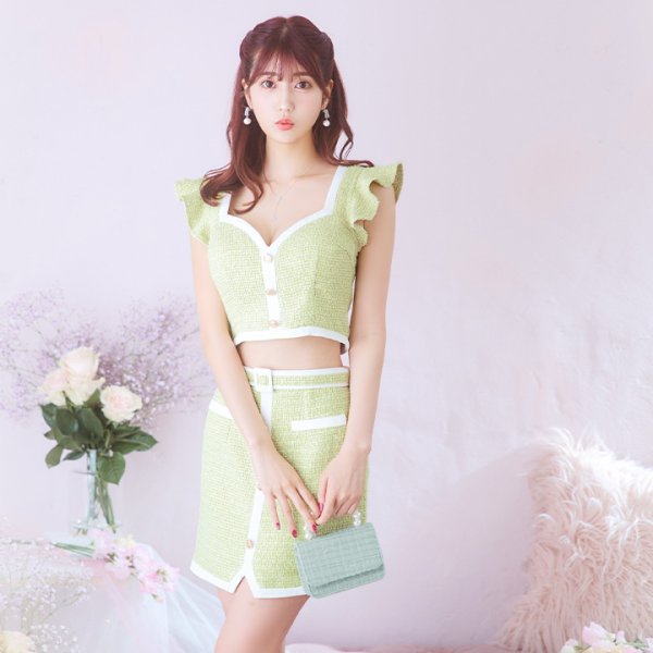 画像9: ツイード/パール/ハンドバック【バッグ】【Fサイズ/3カラー】[OF04]