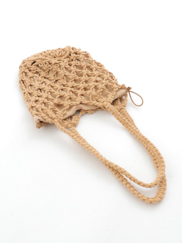 画像7: 【バッグ】ロープ編みバッグ【Fサイズ/2カラー】[YMT]