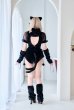 画像7: 【即日発送】【ハロウィンコスプレ9点セット】ベルベットキャットレオタード【Malymoon/マリームーン】	[HC03] (7)