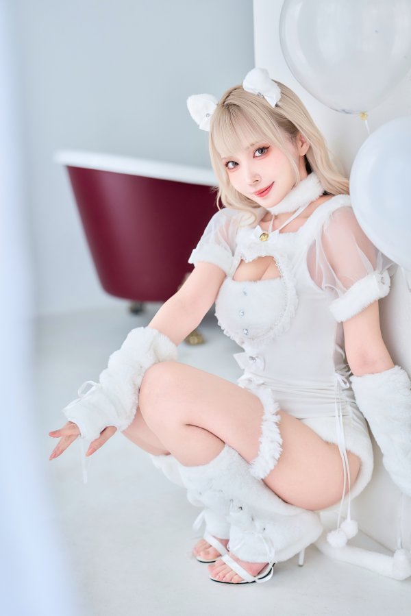 画像8: 【即日発送】【ハロウィンコスプレ9点セット】ベルベットキャットレオタード【Malymoon/マリームーン】	[HC03]