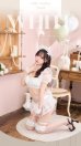 画像16: 【即日発送】【ハロウィンコスプレ8点セット】ミルクシフォンランジェリーメイド【Malymoon/マリームーン】[HC03] (16)