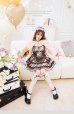 画像2: 【即日発送】ハニーベアチェックメイド【Malymoon/マリームーン】【ハロウィンコスプレ13点セット】【フリーサイズ/ワンカラー】[HC03] (2)