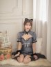画像10: 【送料無料！】【ハロウィン】クラシカルキャットティアードスカート【コスプレ6点SET】【XS-Mサイズ】【予約/9月下旬発送予定】[OF03]まいか着用 (10)