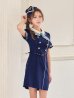 画像4: 【即日発送】【送料無料！】【ハロウィン】CAタイトミニ【コスプレ4点SET】【XS-Lサイズ】[OF04]なみ着用 (4)