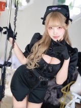 【即日発送】ルミナスハートナース【マリームーン】【ハロウィンコスプレ6点セット】【フリーサイズ/2カラー】[OF01]