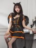 画像7: 【ハロウィン】レースアップデビルスカートセットアップ 【コスプレ6点セット】[YMT-H]