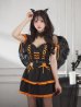 画像9: 【ハロウィン】レースアップデビルスカートセットアップ 【コスプレ6点セット】[YMT-H]