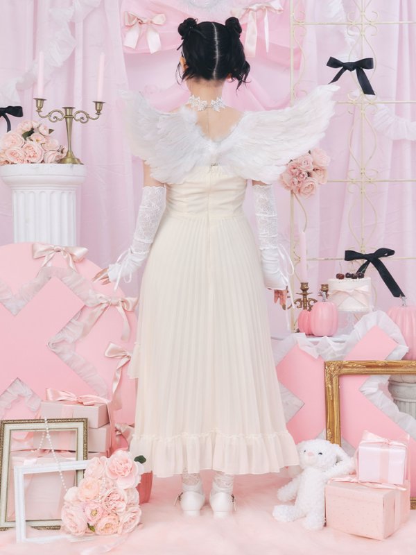 画像14: 【SALE!!】【即日発送！】【ハロウィン】 天使プリーツスカートワンピ 【コスプレ5点セット】 【S-XLサイズ/１カラー】[OF04-H]