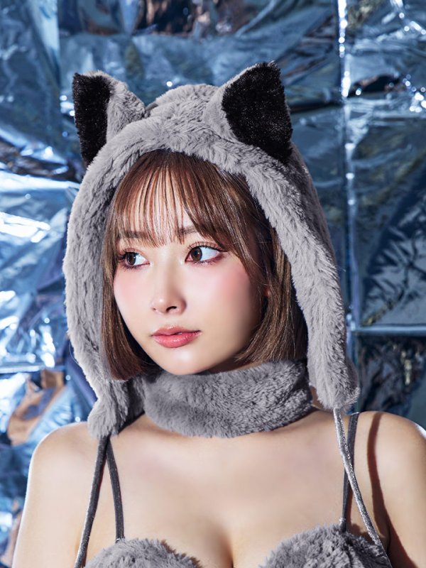 画像15: 【即日発送！】【ハロウィン】【PyunA.コラボ】 フード付きウルフセットアップ 【コスプレ7点セット】 【XS-Mサイズ/1カラー】[HC03]