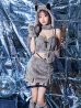画像2: 【ノベルティ対象】【即日発送！】【ハロウィン】【PyunA.コラボ】 フード付きウルフセットアップ 【コスプレ7点セット】 【XS-Mサイズ/1カラー】[OF01] (2)