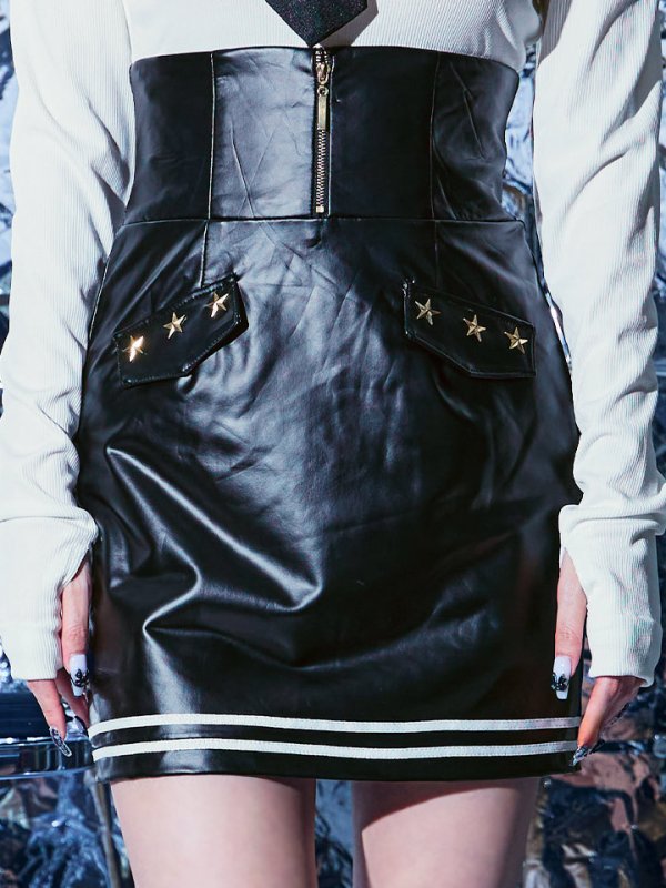 画像30: 【SALE!!】【即日発送】【ハロウィン】 レザーポリスワンピースコスプレ 【コスプレ4点セット】 【XS-Mサイズ/1カラー】(HC206-SV)[HC03-B]