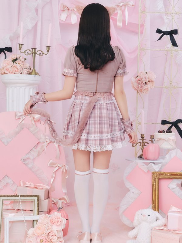 画像11: 【即日発送！ 】【sugar nine×マリームーンコラボ】 【ハロウィン】マリームーンコラボ制服ネコセットアップ 【コスプレ7点セット】 【XS-Lサイズ/2カラー】[HC03]