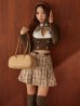 ブラウン　モデル:三上悠亜　身長:159cm　着用サイズ:Sサイズ