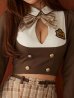 ブラウン　モデル:三上悠亜　身長:159cm　着用サイズ:Sサイズ