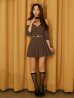 ブラウン　モデル:三上悠亜　身長:159cm　着用サイズ:Sサイズ