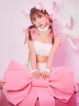 【即日発送！】【ハロウィン】 もこもこキャットリボンセットアップ 【コスプレ6点セット】 【Fサイズ/3カラー】[YMT]