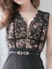 画像11: SALE!再入荷！ブラックレース/フロントジップ/タイト/ミニドレス/キャバドレス【S-Lサイズ/1カラー】[OF03B-U]【IM】 (11)