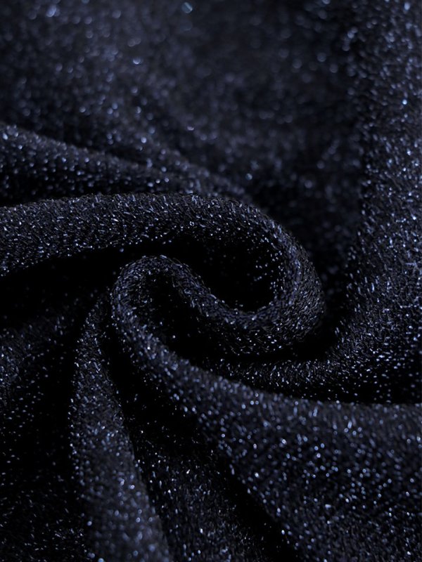 画像43: グリッターラメロングドレス/ワンカラー/カシュクール/ノースリーブ/ベルト/谷間見せ/背中隠し/キャバドレス 【S-Lサイズ/5カラー】[OF03B] 【IM】