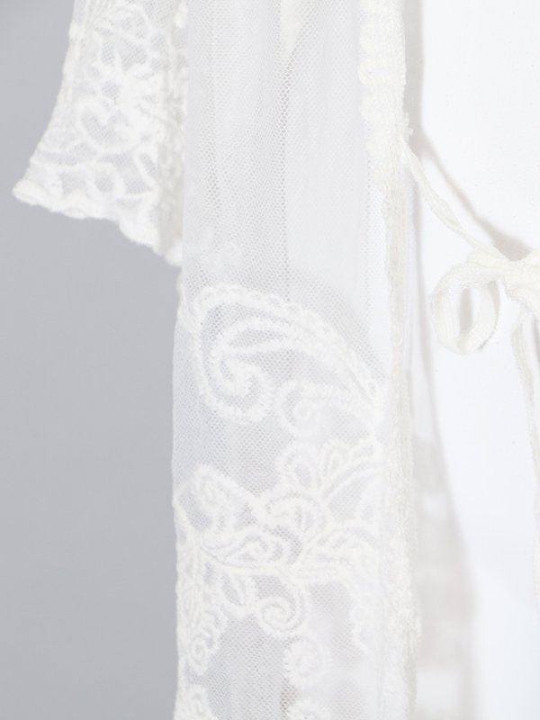 画像17: 【即日発送】【ビキニ】【水着小物：カーディガン】ロングスリーブレースカーディガン[YMT]