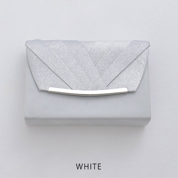 画像3: 【バッグ】2WAYラメスクエアクラッチバッグ【Fサイズ/2カラー】[OF03]