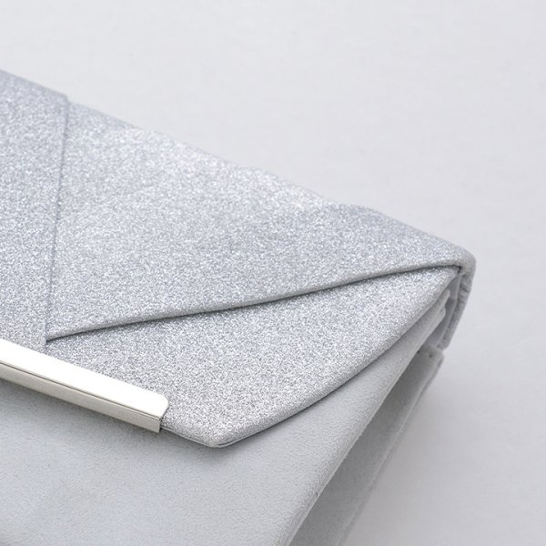 画像6: 【バッグ】2WAYラメスクエアクラッチバッグ【Fサイズ/2カラー】[OF03]