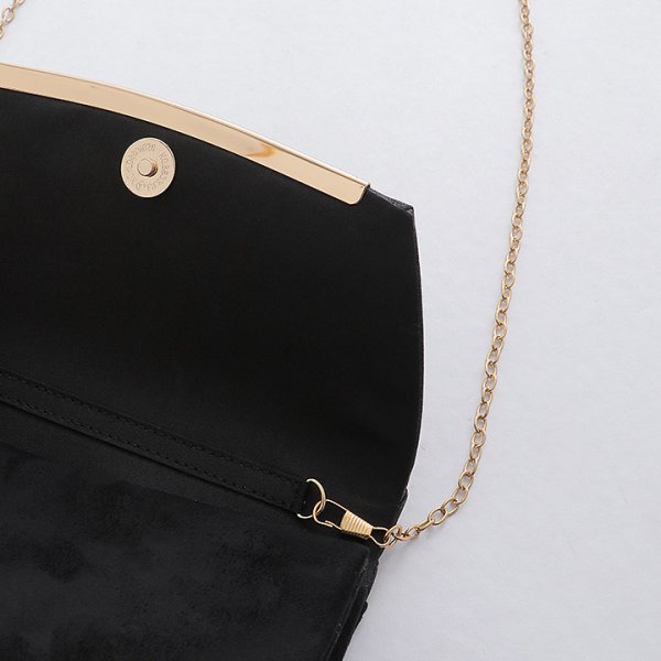 画像9: 【バッグ】2WAYラメスクエアクラッチバッグ【Fサイズ/2カラー】[OF03]