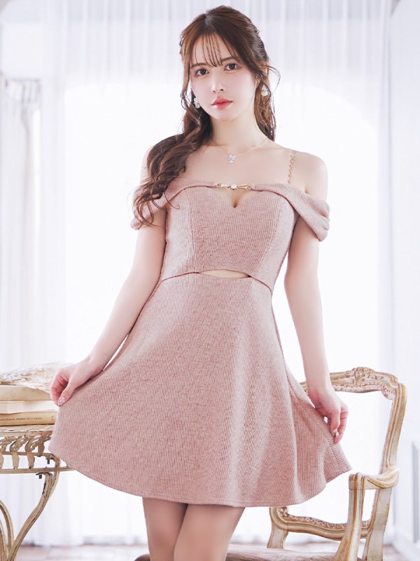 ピンク　モデル：ゆめ　身長：160cm　着用サイズ：Sサイズ