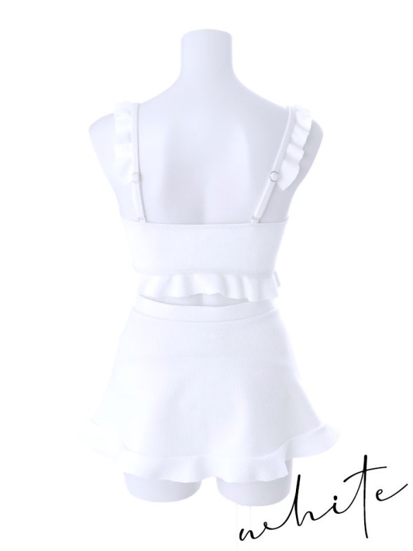 画像23: 【即日発送】【ビキニ】【水着】立体リボンフリルスカートビキニ  3点セット [YMT]