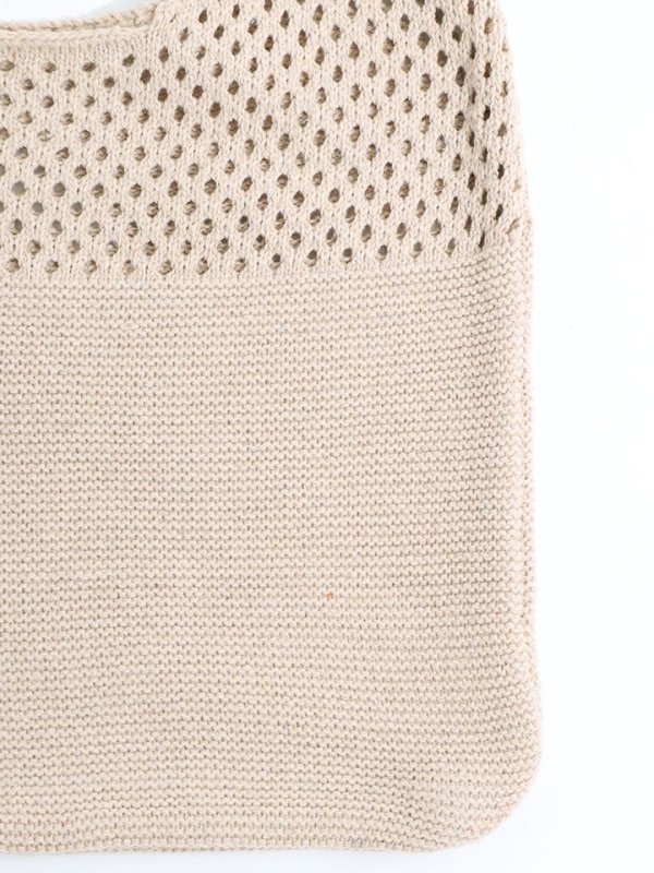 画像8: 【即日発送】【ビキニ】【水着小物：ビーチバッグ】ニットバッグ/ 2カラー[YMT]