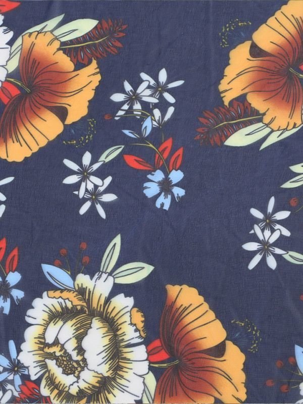 画像7: 【即日発送】値下げ！【水着小物：カーディガン】ボタニカルフラワーシフォンカーディガン[YMT]