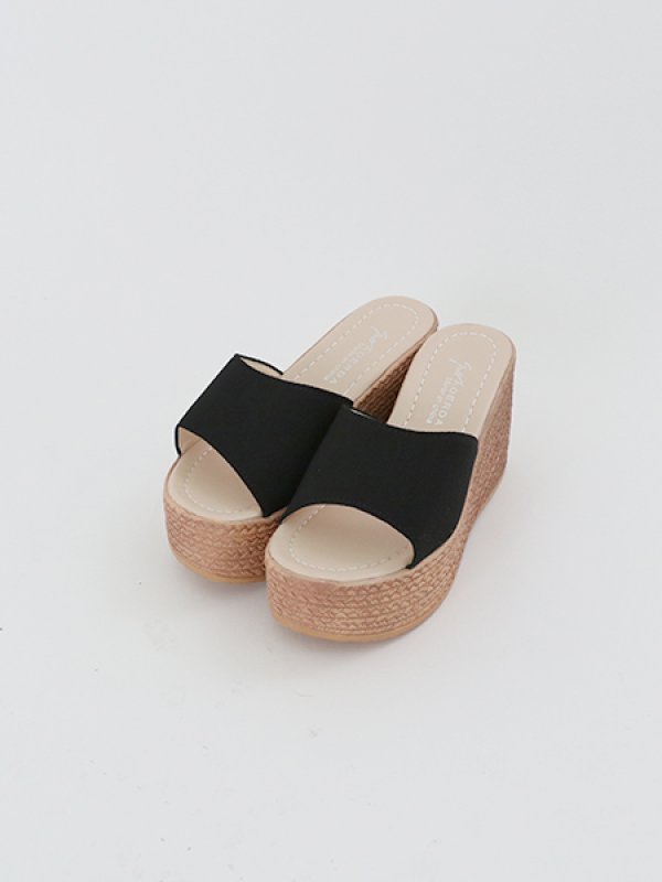 画像6: 【即日発送】【水着小物：ビーチサンダル】シンプルウェッジサンダル[YMT]