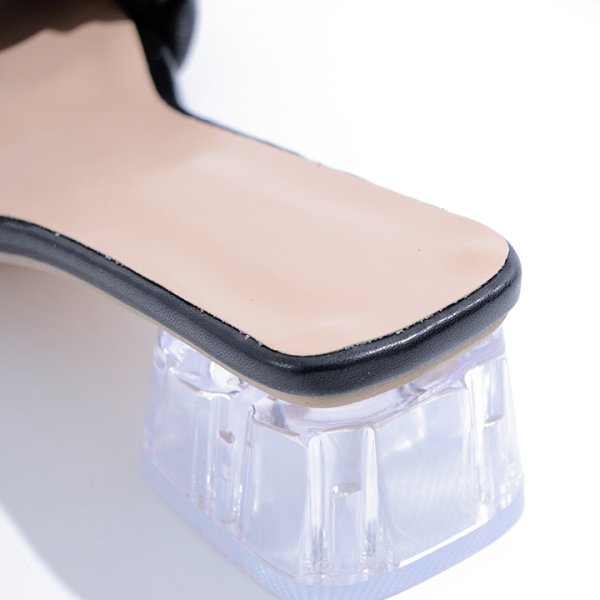 画像12: 【即日発送】【水着小物：ビーチサンダル】シンプルクリアヒールサンダル[YMT]