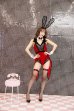 画像4: 【即日発送】【マリームーン】ハイレグレッドバニーガール【ハロウィンコスプレ8点セット】【Fサイズ/1カラー】[HC02] (4)