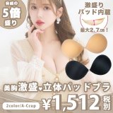 立体パッド内蔵！驚異の5倍盛りメイクアップブラ[OF08]