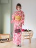 画像4: 【浴衣SALE】SALE!【浴衣】sugar&Jewelsオリジナルデザイン！紅緋×ダマスク浴衣セット (CG-16-R)【YMT】
