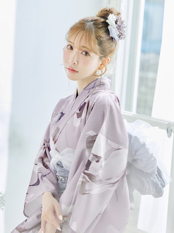 画像13: 【即日発送】【浴衣セール！】ロマンティックピオニー浴衣  【浴衣３点セット 浴衣/帯/下駄】[YMT]