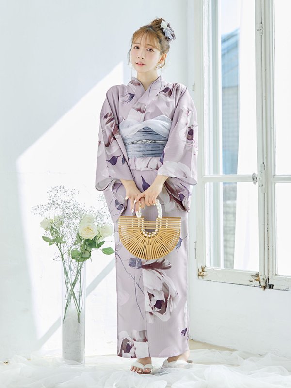 画像16: 【即日発送】【浴衣セール！】ロマンティックピオニー浴衣  【浴衣３点セット 浴衣/帯/下駄】[YMT]