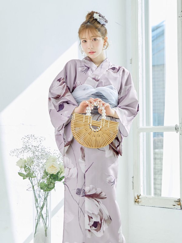 画像3: 【即日発送】【浴衣セール！】ロマンティックピオニー浴衣  【浴衣３点セット 浴衣/帯/下駄】[YMT]