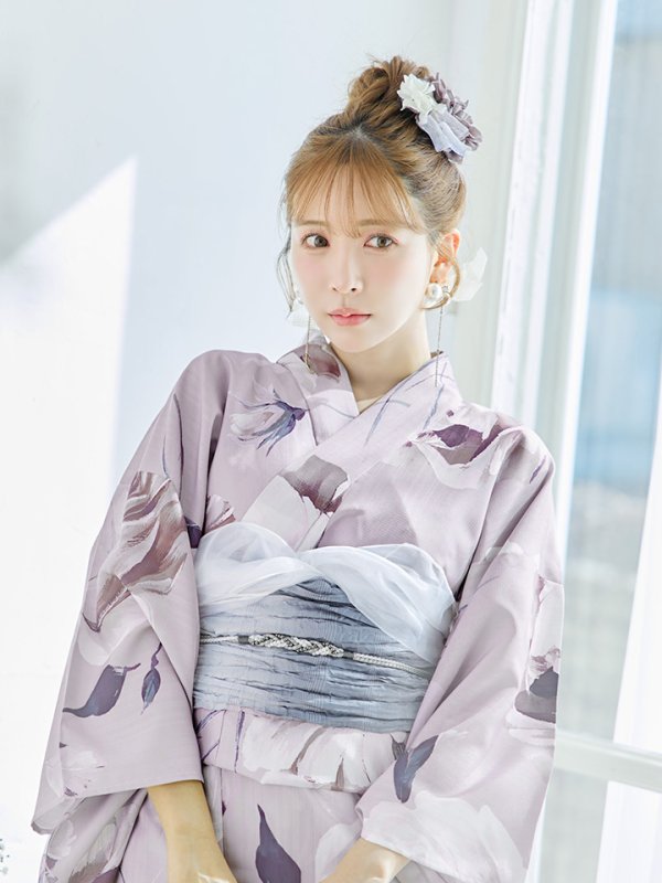 画像8: 【即日発送】【浴衣セール！】ロマンティックピオニー浴衣  【浴衣３点セット 浴衣/帯/下駄】[YMT]