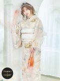【即日発送】クリームイエローピオニー浴衣 OBI-siwa-200-kj-13-OW / HIMO-900-yn-8-P / HEKO-800-sb-5-W / YA-1079-kj-6-W / YA-72-kn-MOC / GETA-01-kj-7-P / [YMT]