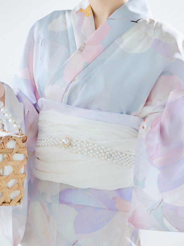画像20: 【即日発送！】アイシーフラワー牡丹浴衣  【浴衣３点セット 浴衣/帯/下駄】[YMT]