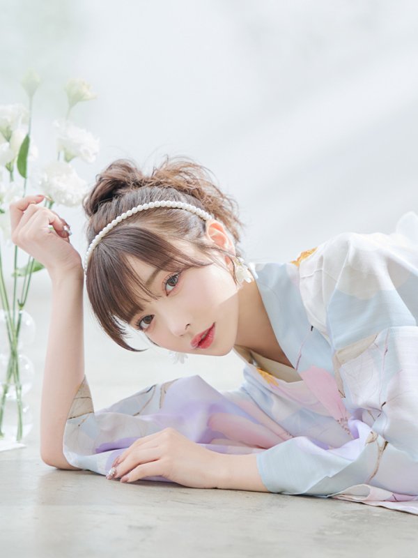 画像3: 【即日発送！】アイシーフラワー牡丹浴衣  【浴衣３点セット 浴衣/帯/下駄】[YMT]